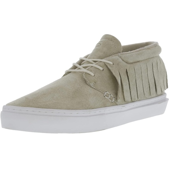 Clear Weather Men's One-O-One Suede Fringe Sneakers in Elm US 10 - Picture 1 of 10